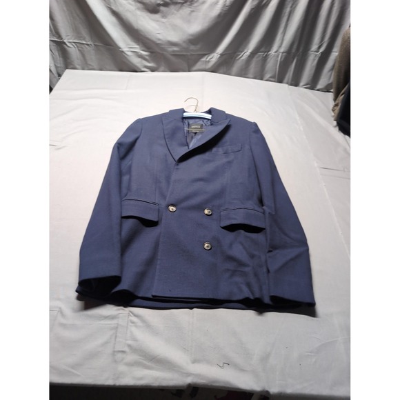 Barneys New York Blazer Mens 38 Double Breasted Wool Jacket Made in Italy Giacca - Picture 1 of 7